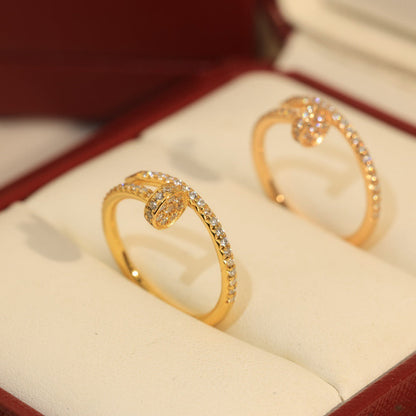 [Amore]JUSTE 1.8MM FULL DIAMOND RING