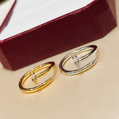 [Amore]JUSTE 1.8MM HALF DIAMOND RING