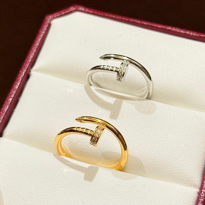 [Amore]JUSTE 1.8MM HALF DIAMOND RING