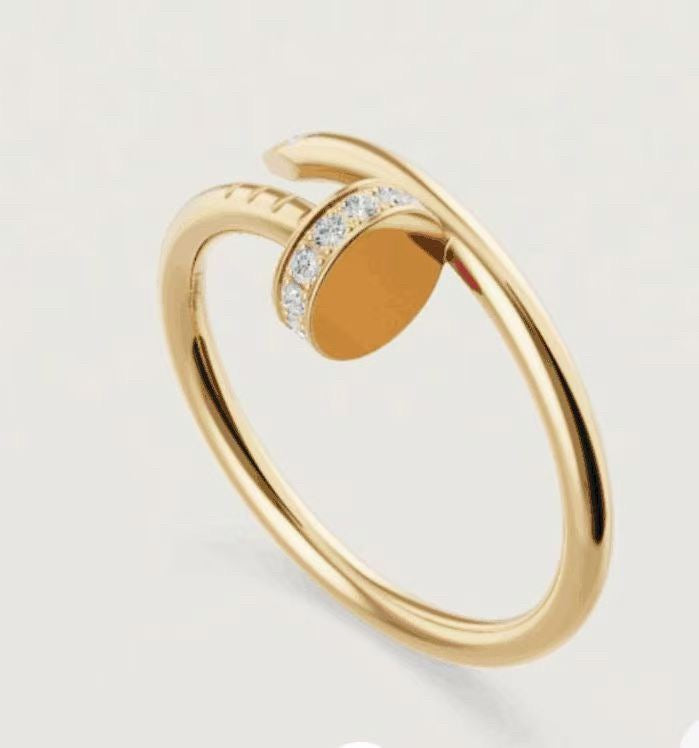 [Amore]JUSTE 1.8MM HALF DIAMOND RING