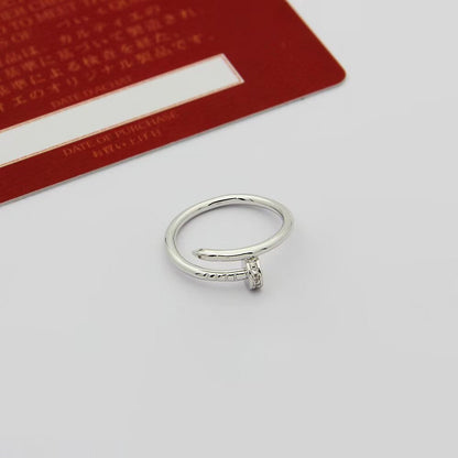 [Amore]JUSTE 1.8MM HALF DIAMOND RING