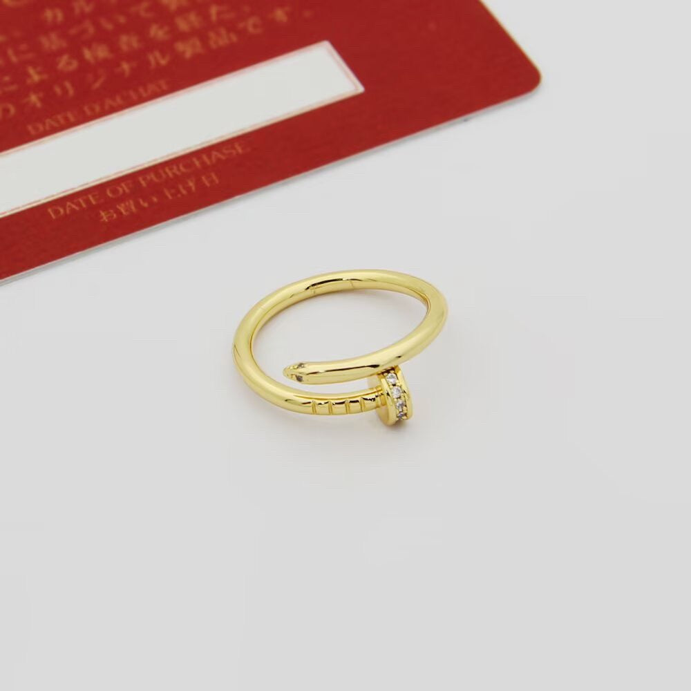 [Amore]JUSTE 1.8MM HALF DIAMOND RING