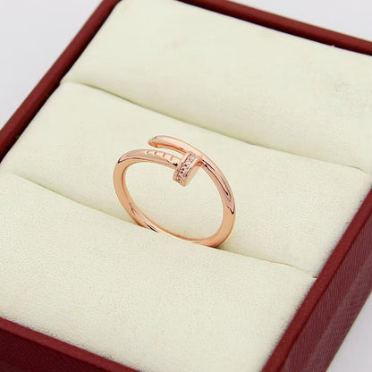 [Amore]JUSTE 1.8MM HALF DIAMOND RING