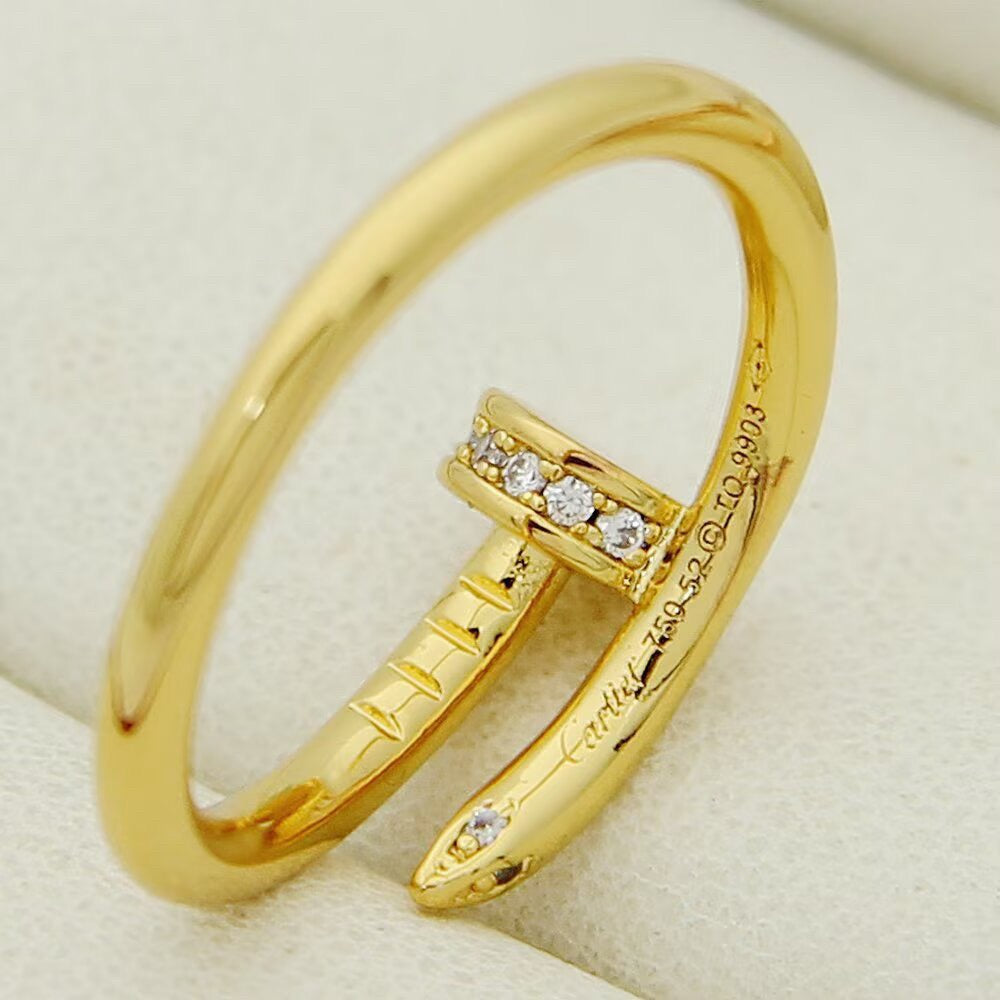 [Amore]JUSTE 1.8MM HALF DIAMOND RING
