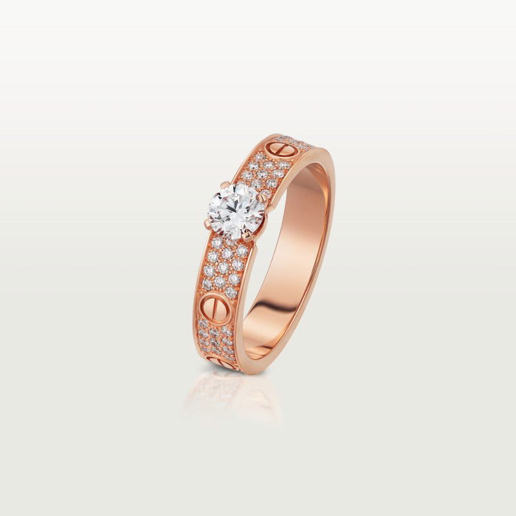 [Amore]LOVE RING 3.6MM 1 BIG DIAMOND FULL DIAMOND