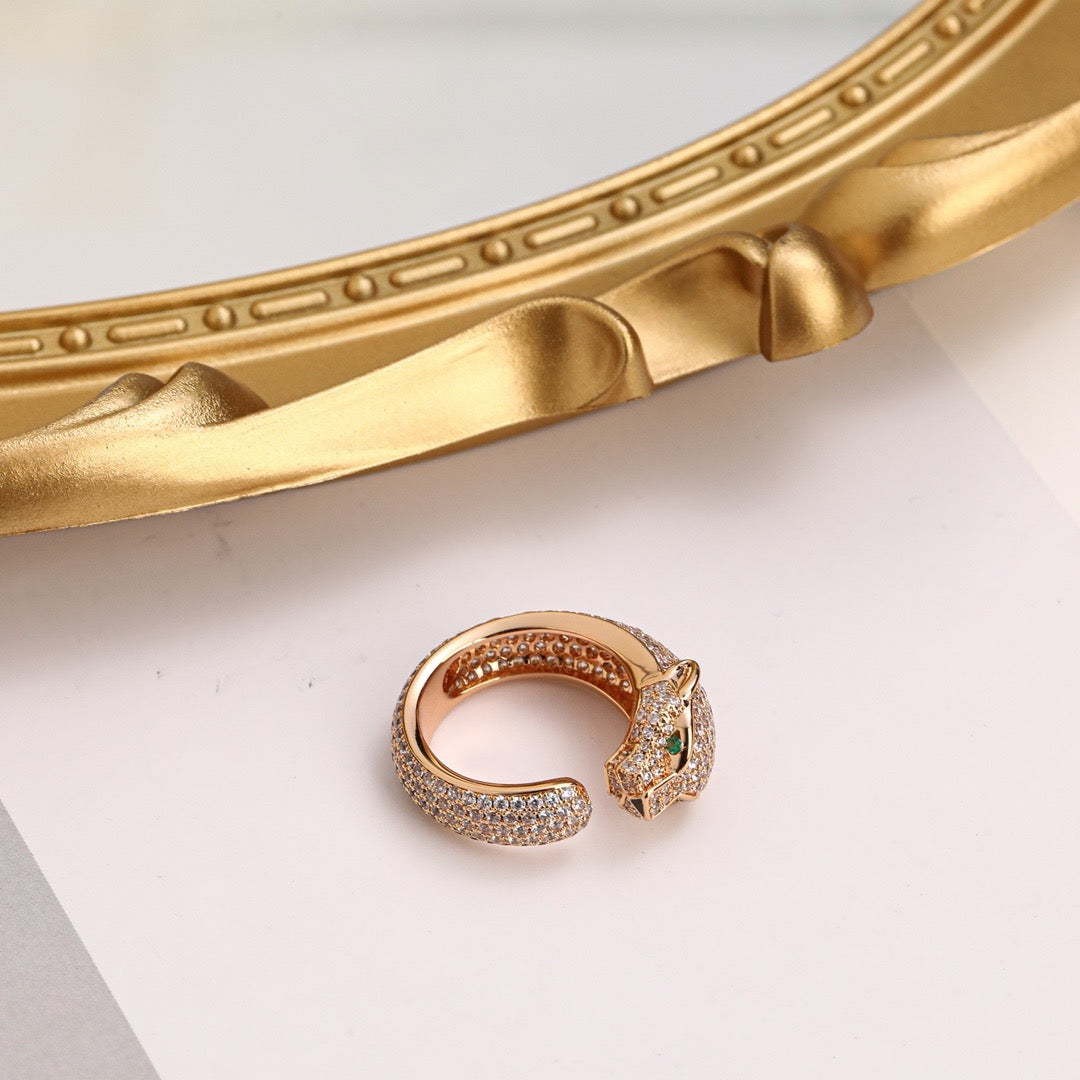 [Amore]PANTHERE FULL DIAMOND SMALL RING