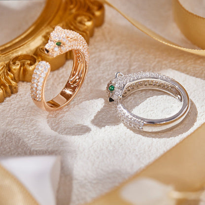 [Amore]PANTHERE FULL DIAMOND SMALL RING