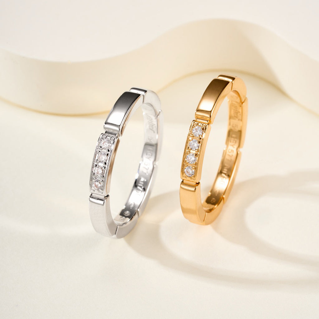 [Amore]MAILLON PANTHERE 4 DIAMOND RING