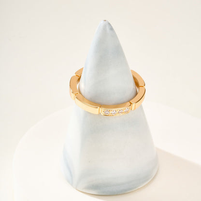 [Amore]MAILLON PANTHERE 4 DIAMOND RING