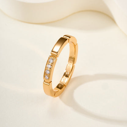 [Amore]MAILLON PANTHERE 4 DIAMOND RING