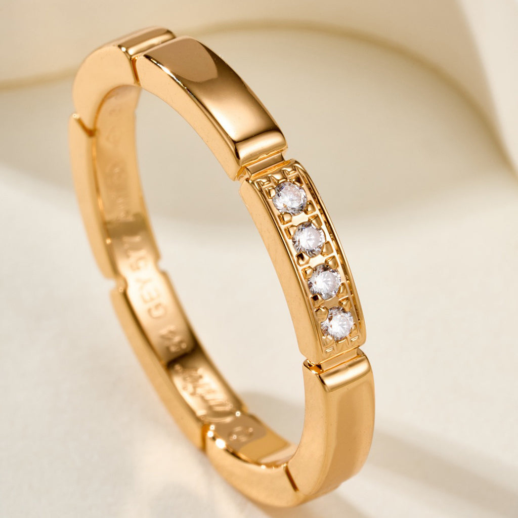 [Amore]MAILLON PANTHERE 4 DIAMOND RING