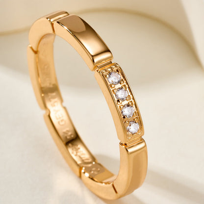 [Amore]MAILLON PANTHERE 4 DIAMOND RING