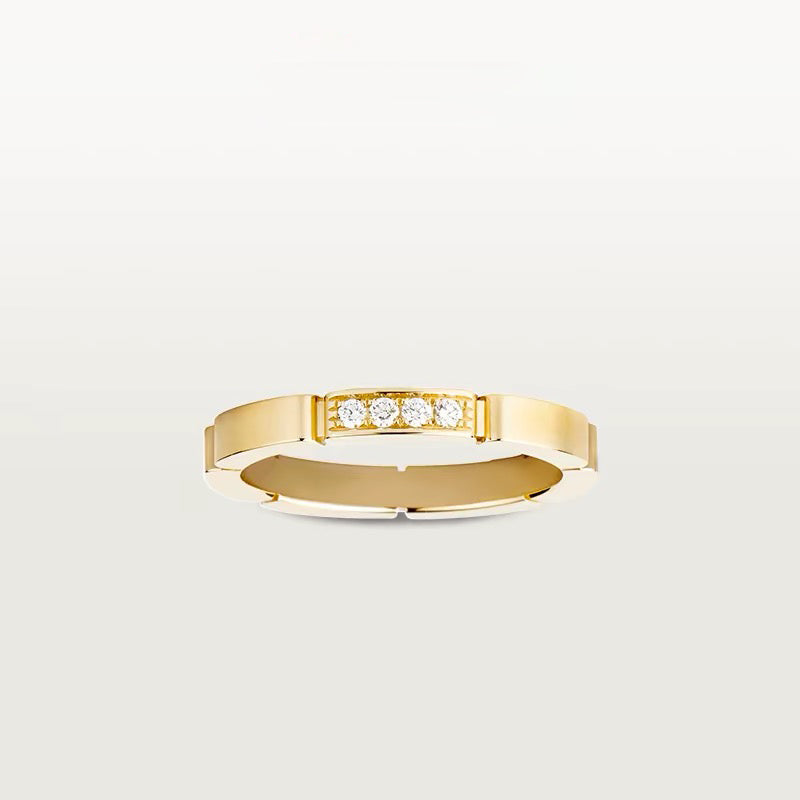 [Amore]MAILLON PANTHERE 4 DIAMOND RING