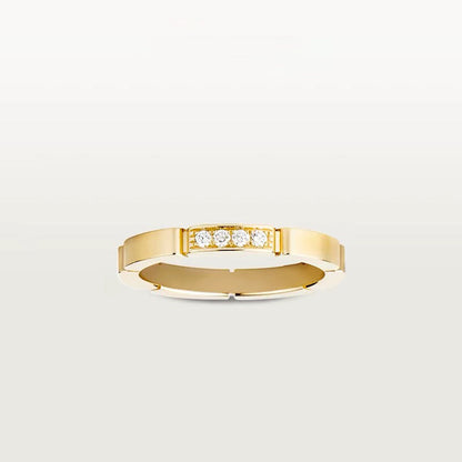 [Amore]MAILLON PANTHERE 4 DIAMOND RING