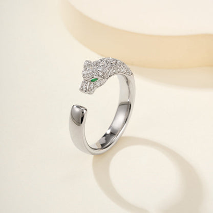 [Amore]PANTHERE HALF DIAMOND SMALL RING