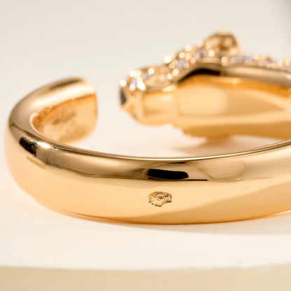 [Amore]PANTHERE HALF DIAMOND SMALL RING