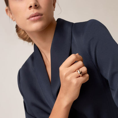 [Amore]PANTHERE SPOTTED MEDIUM RING