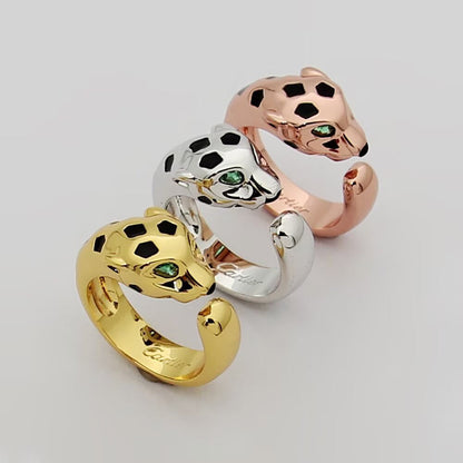 [Amore]PANTHERE SPOTTED MEDIUM RING