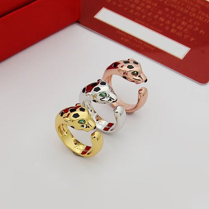[Amore]PANTHERE SPOTTED MEDIUM RING
