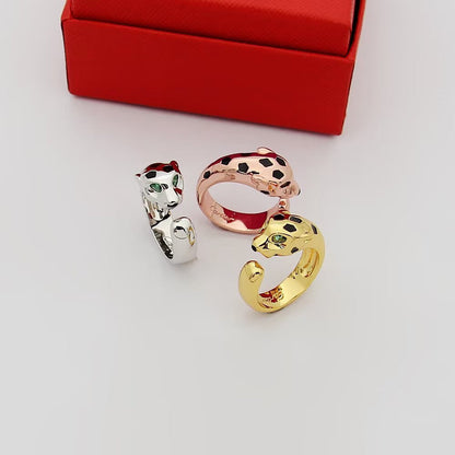 [Amore]PANTHERE SPOTTED MEDIUM RING