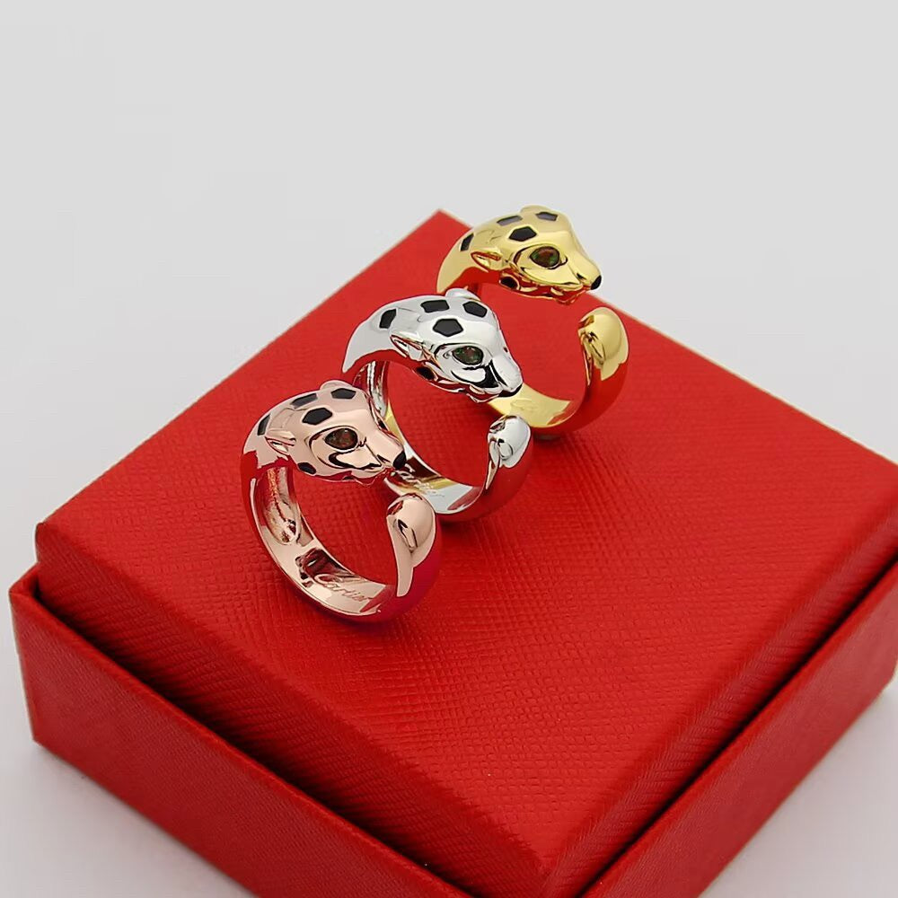 [Amore]PANTHERE SPOTTED MEDIUM RING