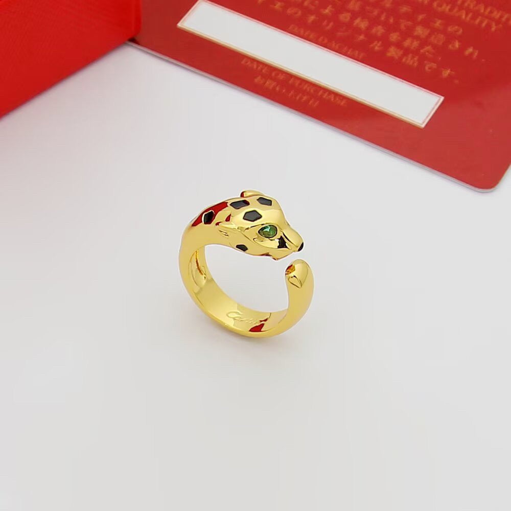 [Amore]PANTHERE SPOTTED MEDIUM RING