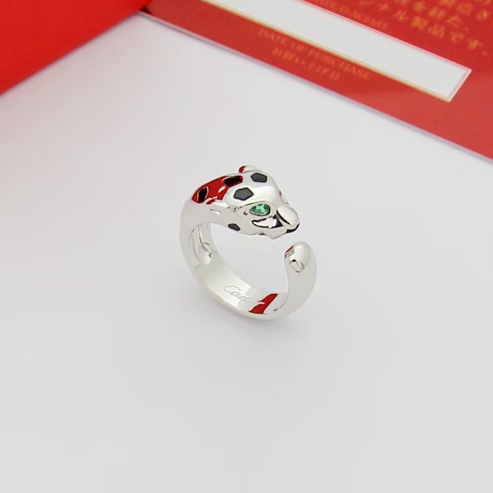 [Amore]PANTHERE SPOTTED MEDIUM RING