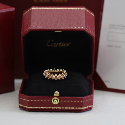 [Amore]CLASH 6.8MM DIAMOND MEDIUM RING