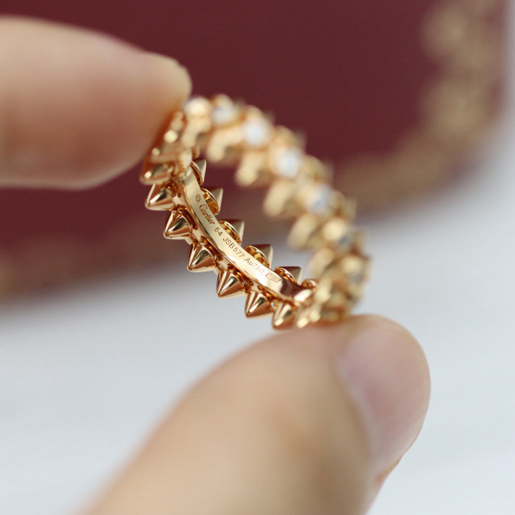[Amore]CLASH 6.8MM DIAMOND MEDIUM RING