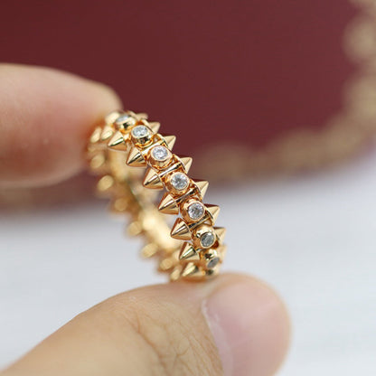[Amore]CLASH 6.8MM DIAMOND MEDIUM RING