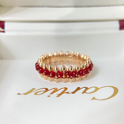 [Amore]CLASH 7.9MM AGATE CHALCEDONY RING