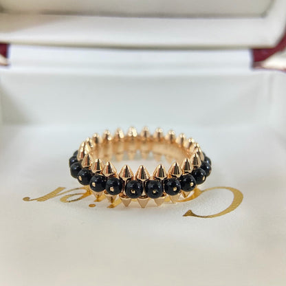 [Amore]CLASH 7.9MM AGATE CHALCEDONY RING