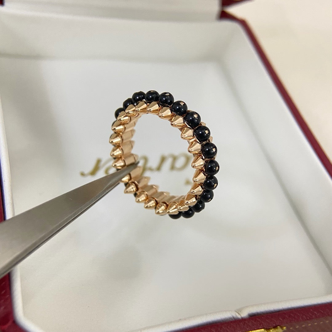 [Amore]CLASH 7.9MM AGATE CHALCEDONY RING