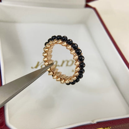 [Amore]CLASH 7.9MM AGATE CHALCEDONY RING