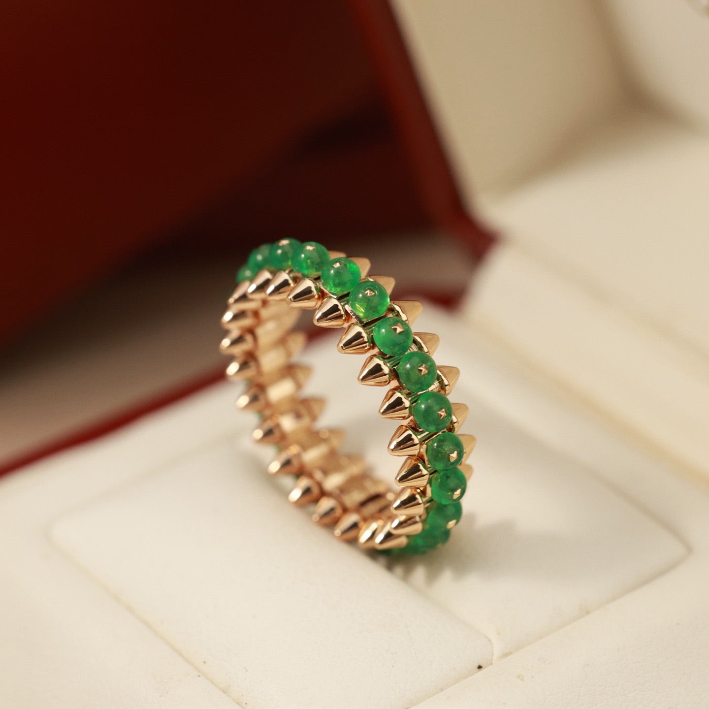 [Amore]CLASH 7.9MM AGATE CHALCEDONY RING