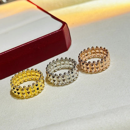 [Amore]CLASH 9.2MM DOUBLE ROW RING