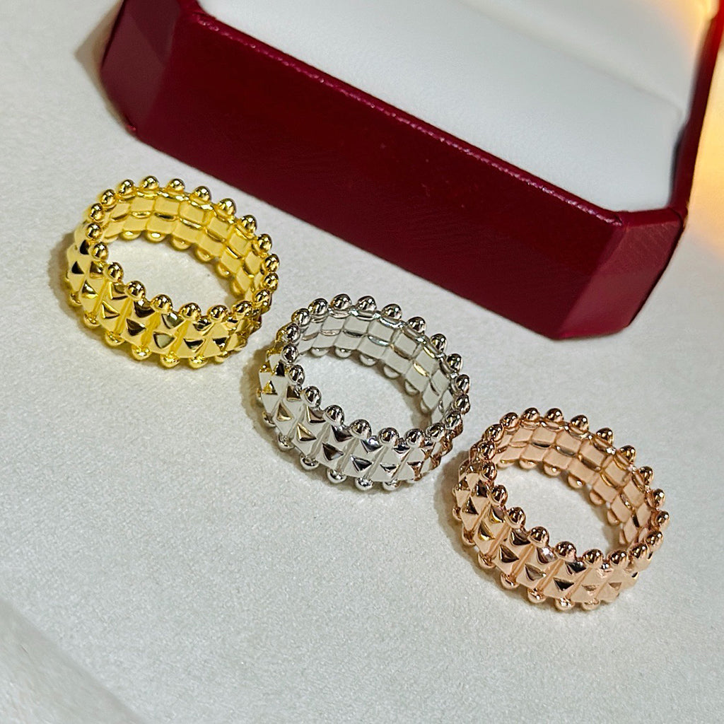 [Amore]CLASH 9.2MM DOUBLE ROW RING