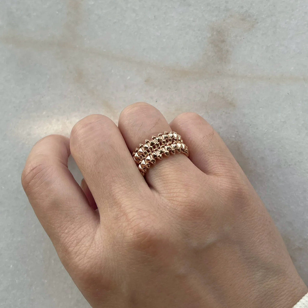[Amore]CLASH 9.2MM DOUBLE ROW RING