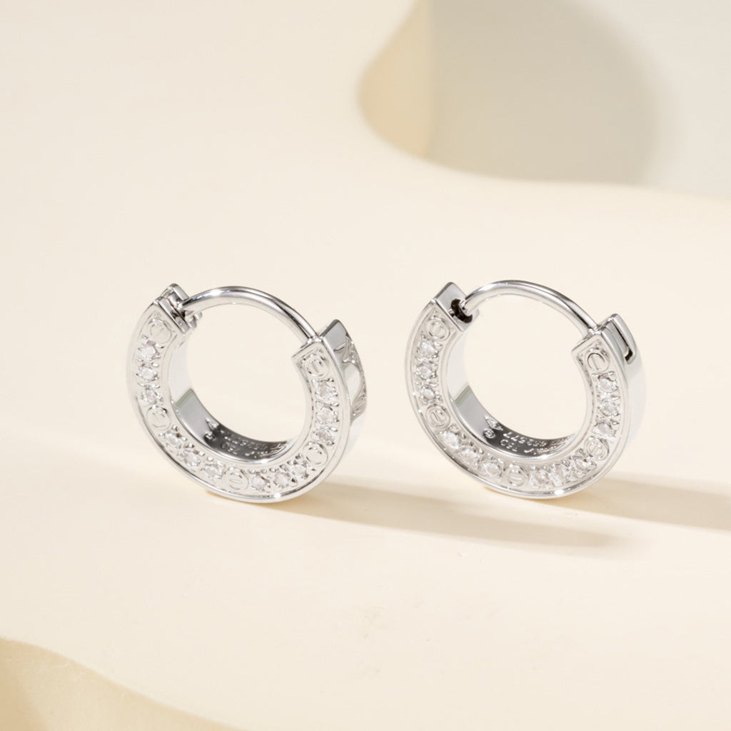 [Amore]LOVE DIAMOND EARRINGS