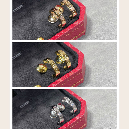 [Amore]LOVE EARRINGS 2.65 MM NO DIAMOND SMALL