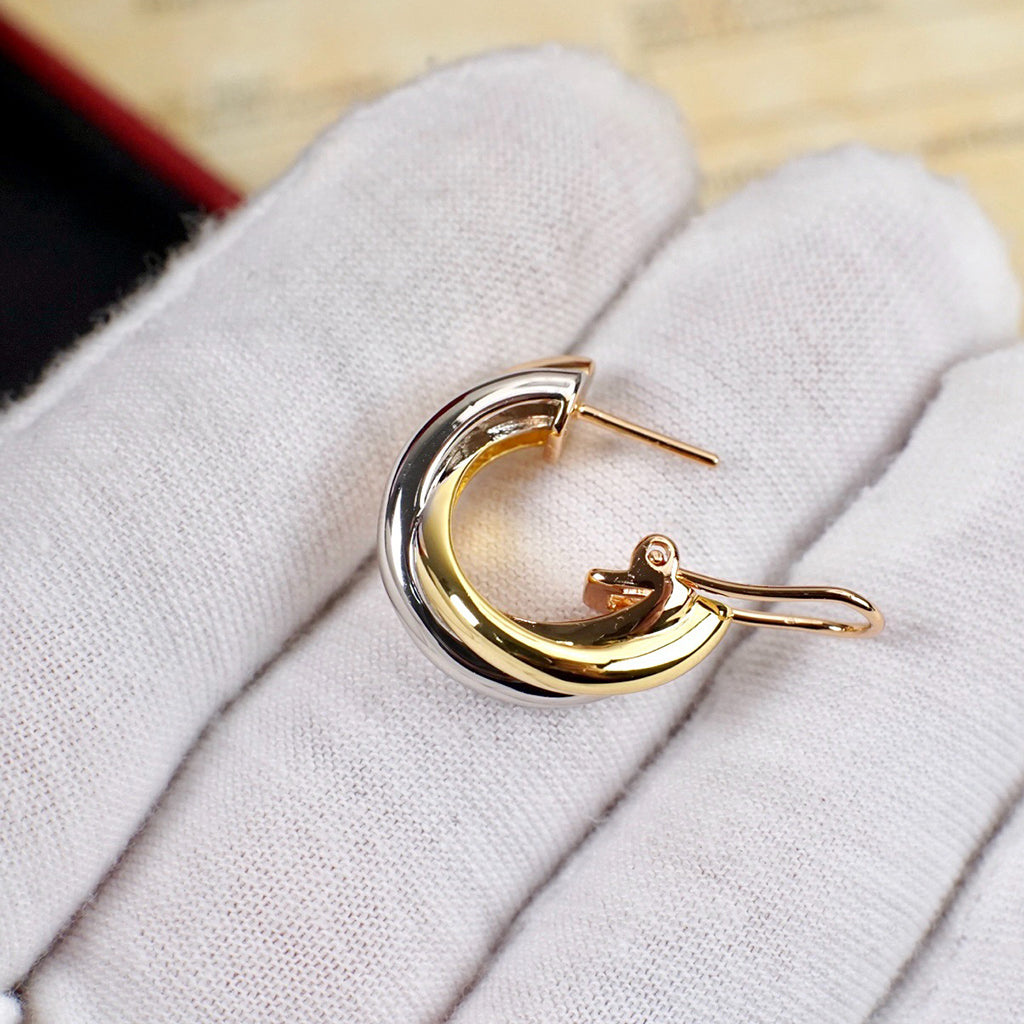 [Amore]TRINITY ON DIAMOND CLASSIC EARRINGS