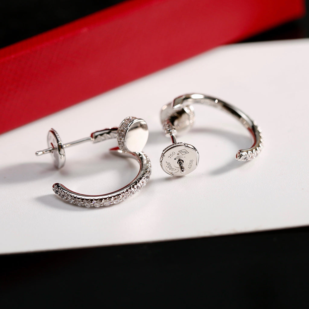 [Amore]JUSTE FULL DIAMOND SMALL EARRINGS