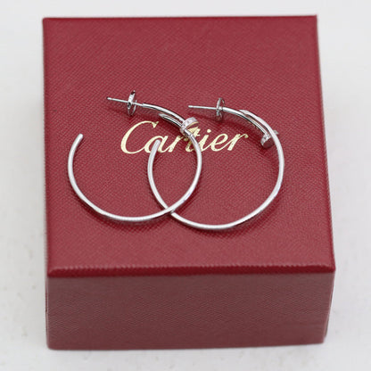 [Amore]JUSTE HALF DIAMOND LARGE EARRINGS