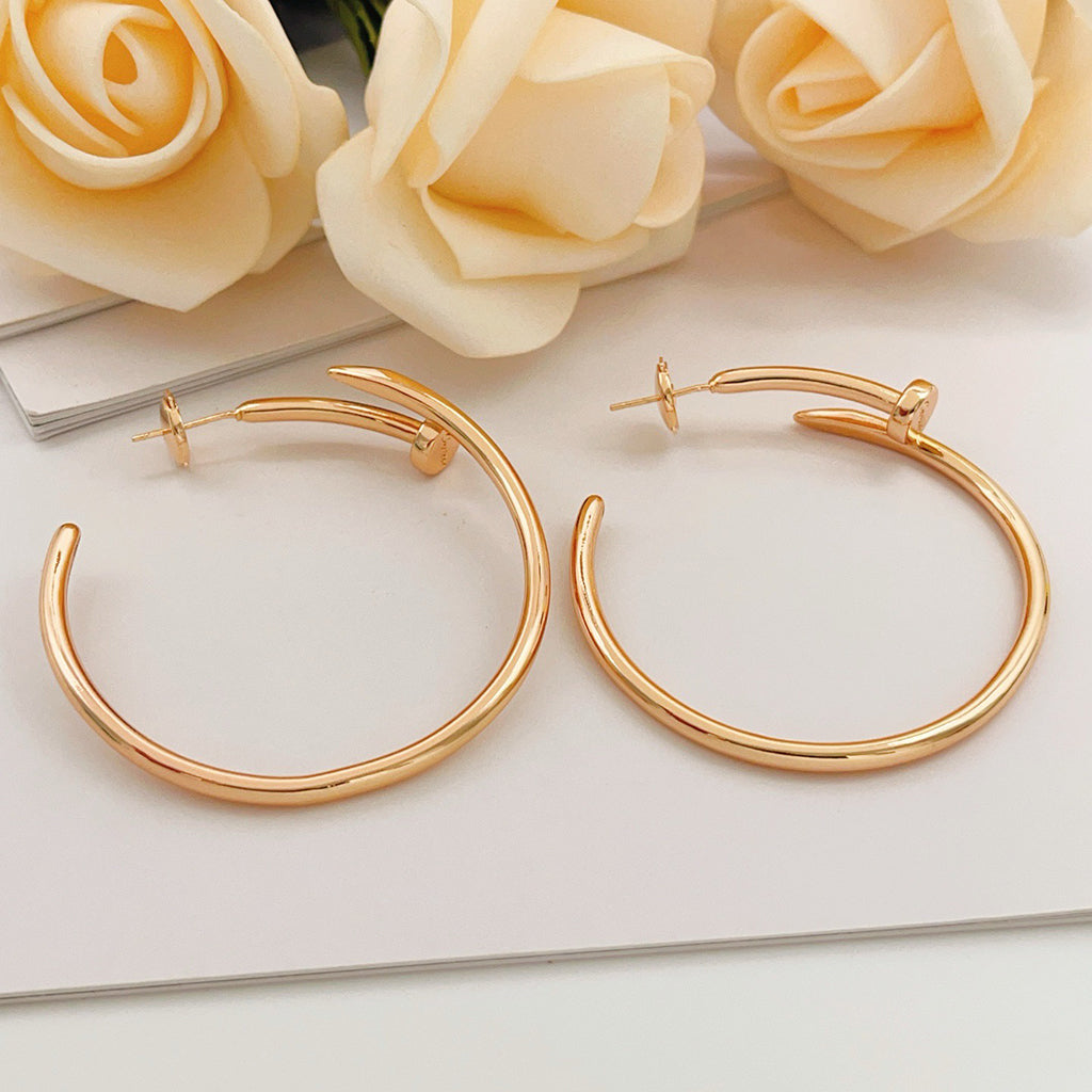 [Amore]JUSTE NO DIAMOND LARGE EARRINGS