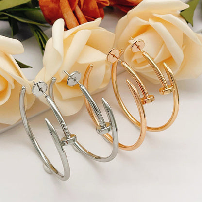 [Amore]JUSTE NO DIAMOND LARGE EARRINGS