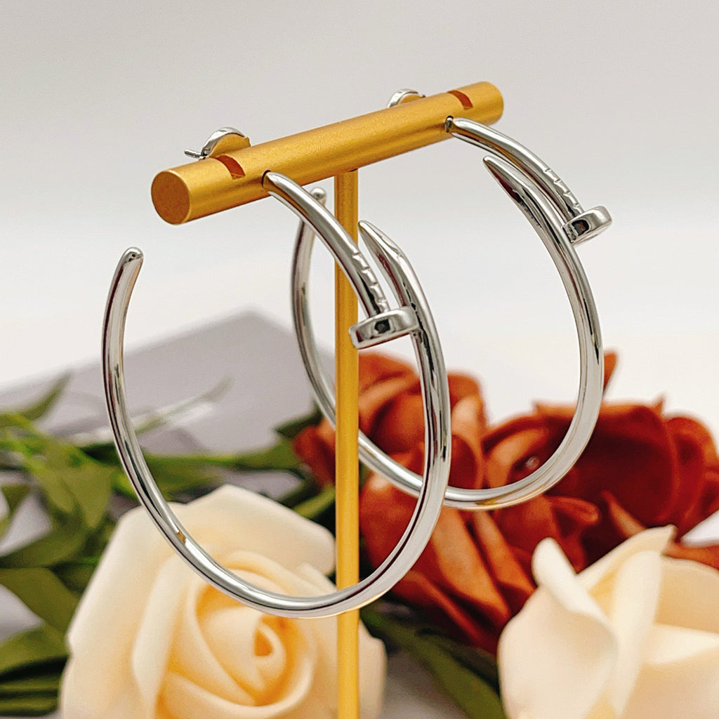 [Amore]JUSTE NO DIAMOND LARGE EARRINGS