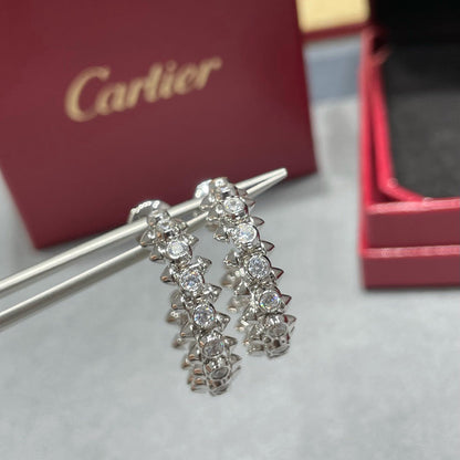 [Amore]CLASH FULL DIAMOND MEDIUM EARRINGS