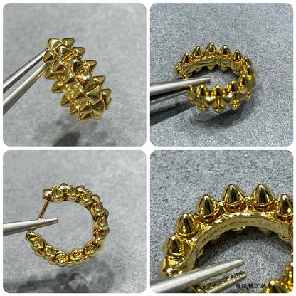 [Amore]CLASH MINI HOOP EARRINGS