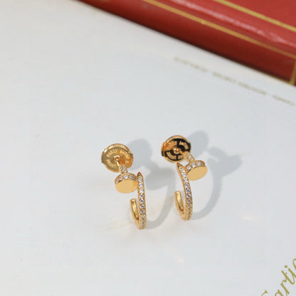 [Amore]JUSTE FULL DIAMOND DOUBLE EARRINGS