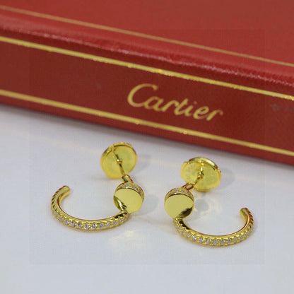 [Amore]JUSTE FULL DIAMOND DOUBLE EARRINGS